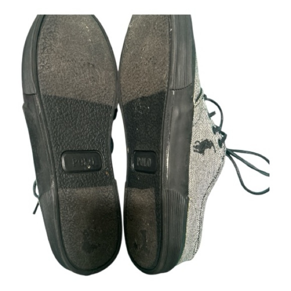 Polo by Ralph Lauren Black and Gray Men's Sneakers - Picture 7 of 9